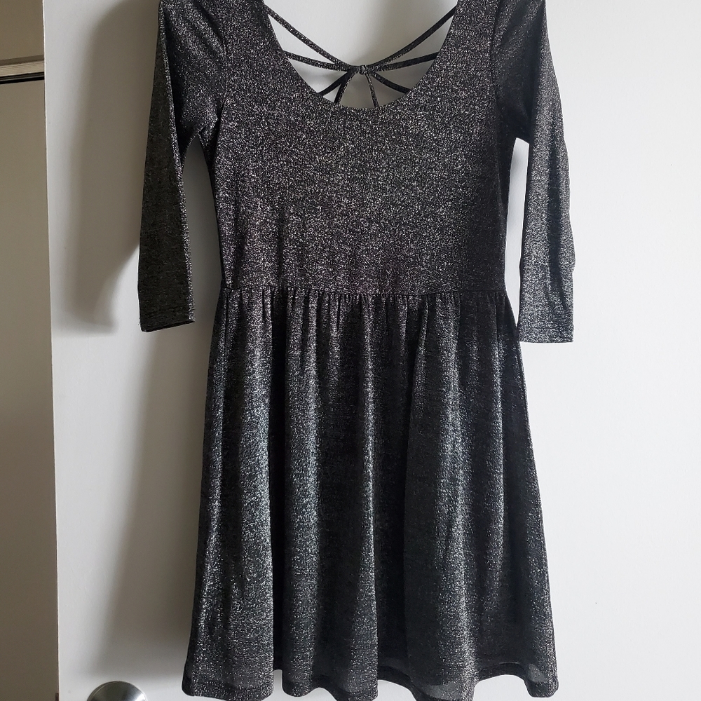 Grey sparkly dress